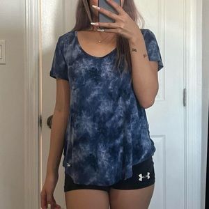 Hollister blue tyedye shirt
